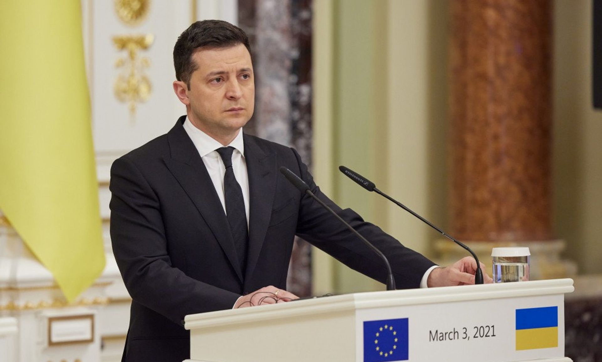 Встреча Президента Украины Владимир Зеленский с Президентом Европейского совета - ИноСМИ, 1920, 07.04.2021