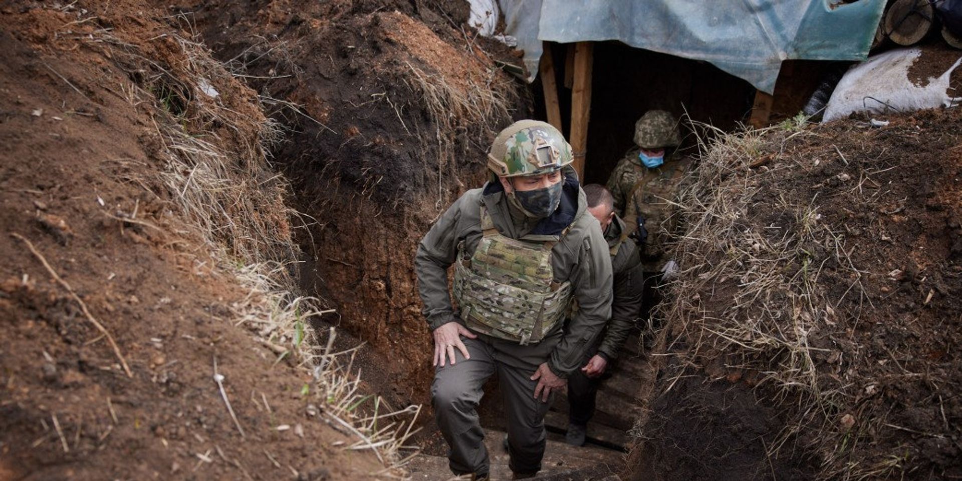 Рабочая поездка президента Украины Владимира Зеленского в Донбасс - ИноСМИ, 1920, 27.01.2024