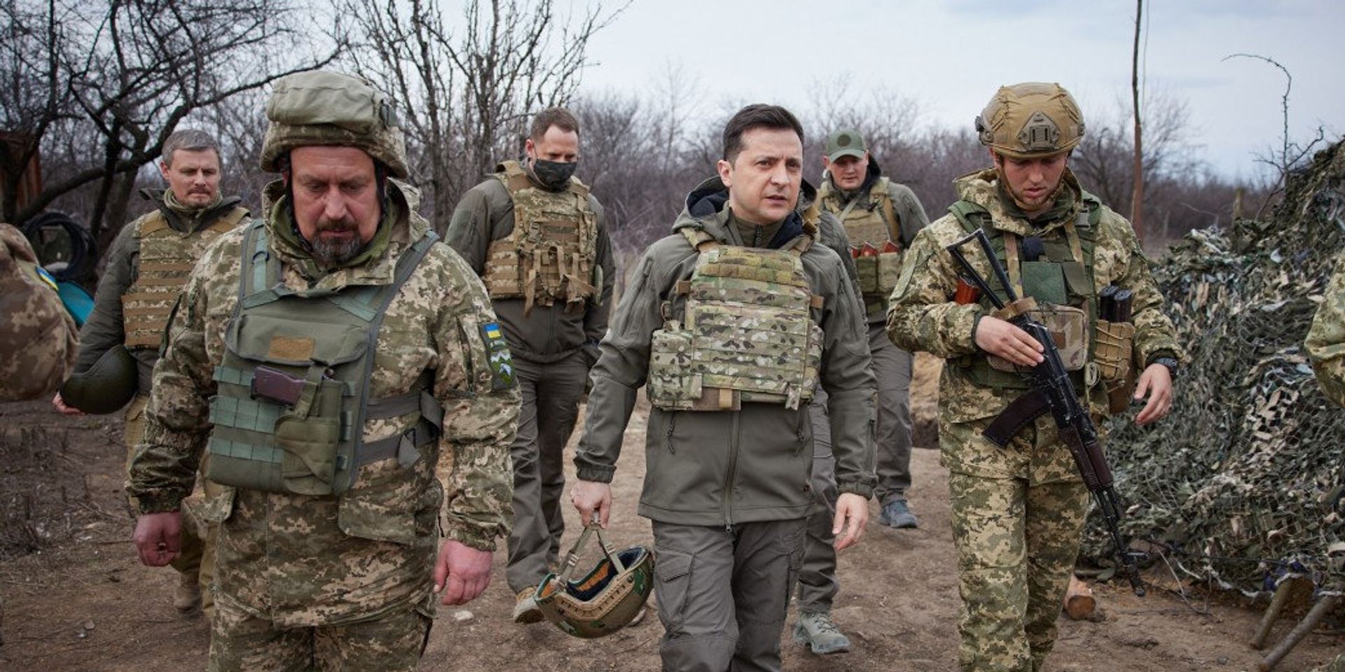 Рабочая поездка президента Украины Владимира Зеленского в Донбасс Рабочая поездка президента Украины Владимира Зеленского в Донбасс - ИноСМИ, 1920, 15.06.2021