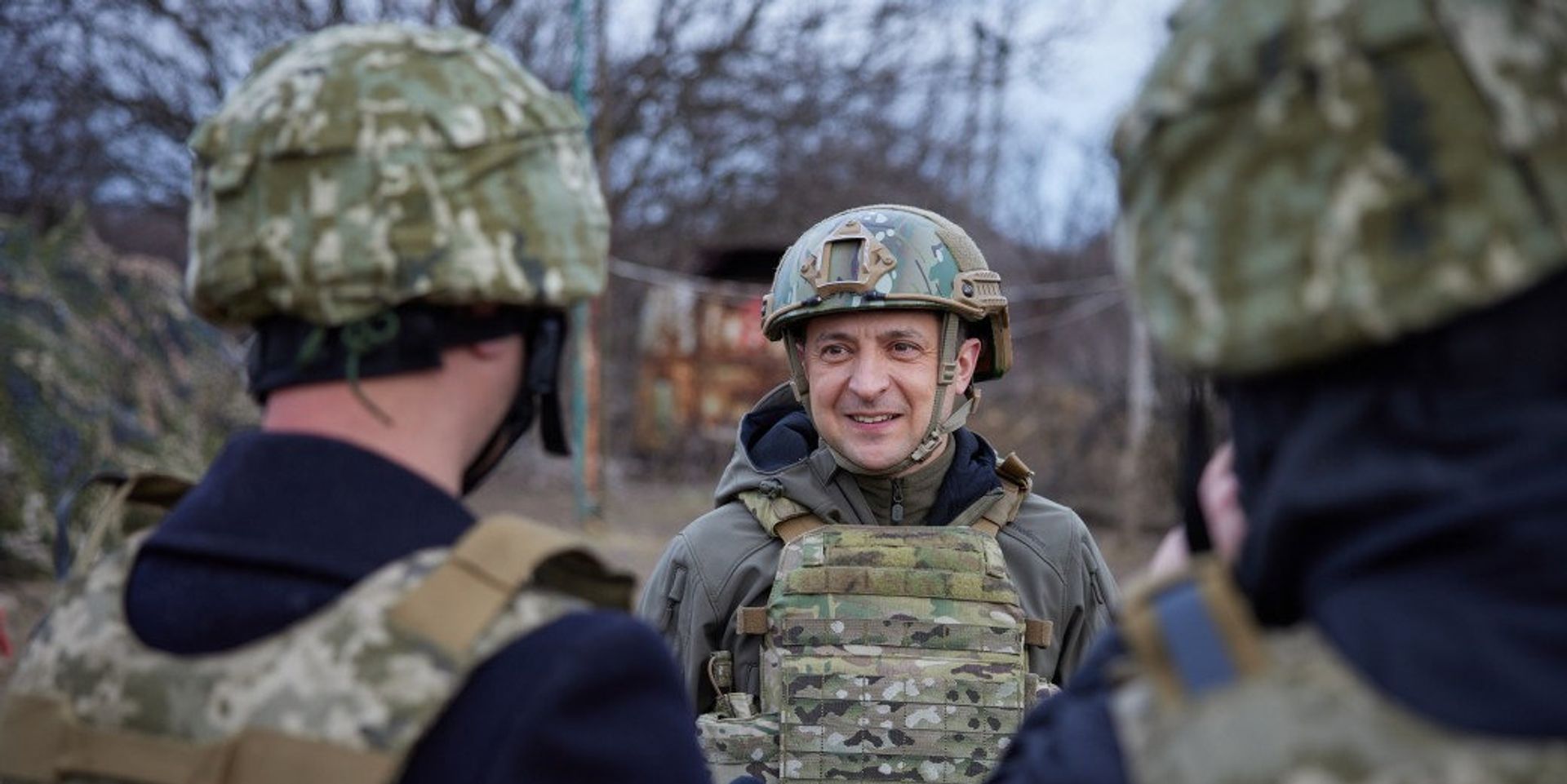 Рабочая поездка президента Украины Владимира Зеленского в Донбасс - ИноСМИ, 1920, 12.04.2021
