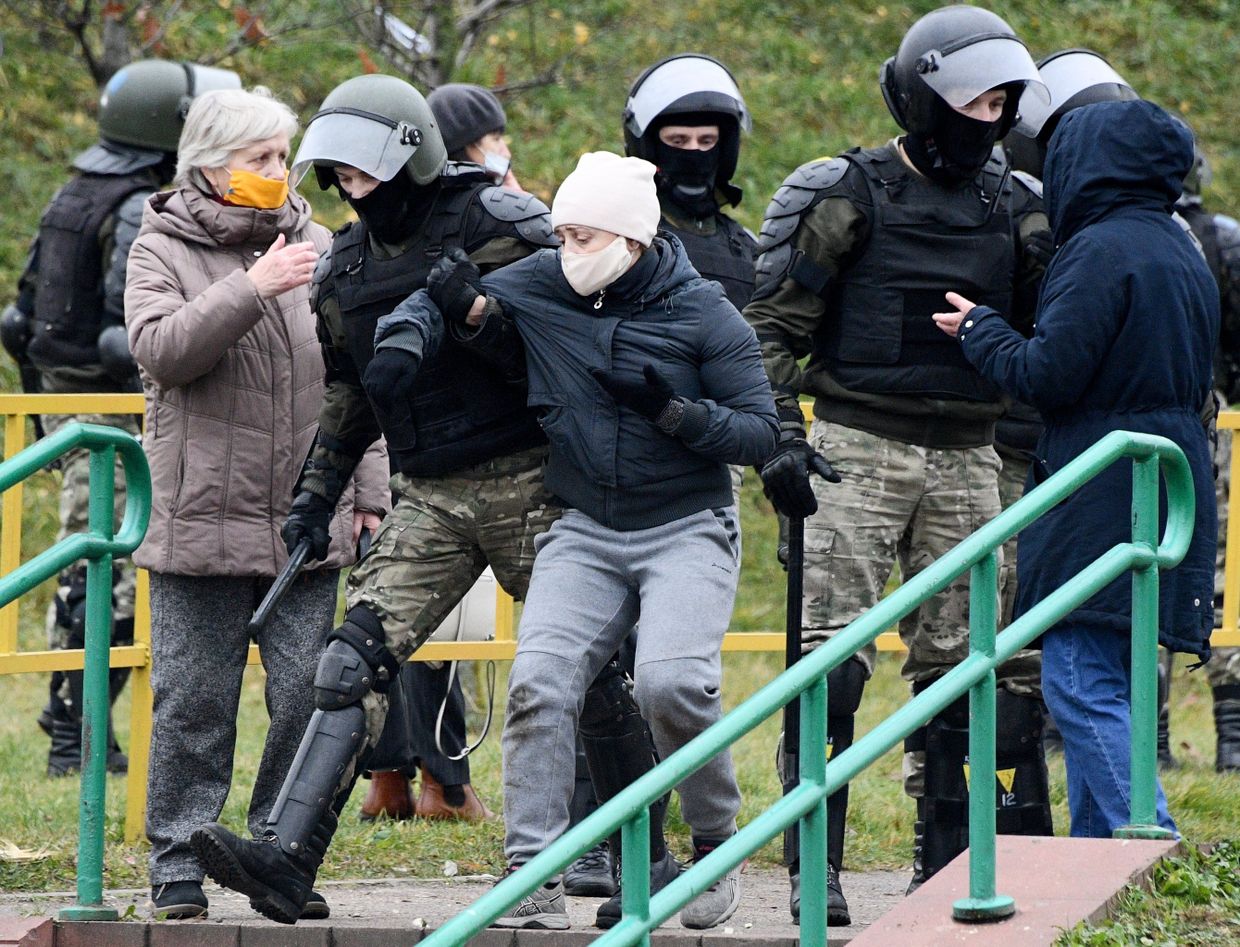 Акция протеста в Минске