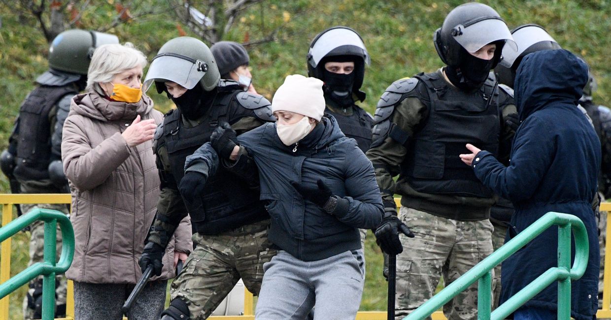 Акция протеста в Минске