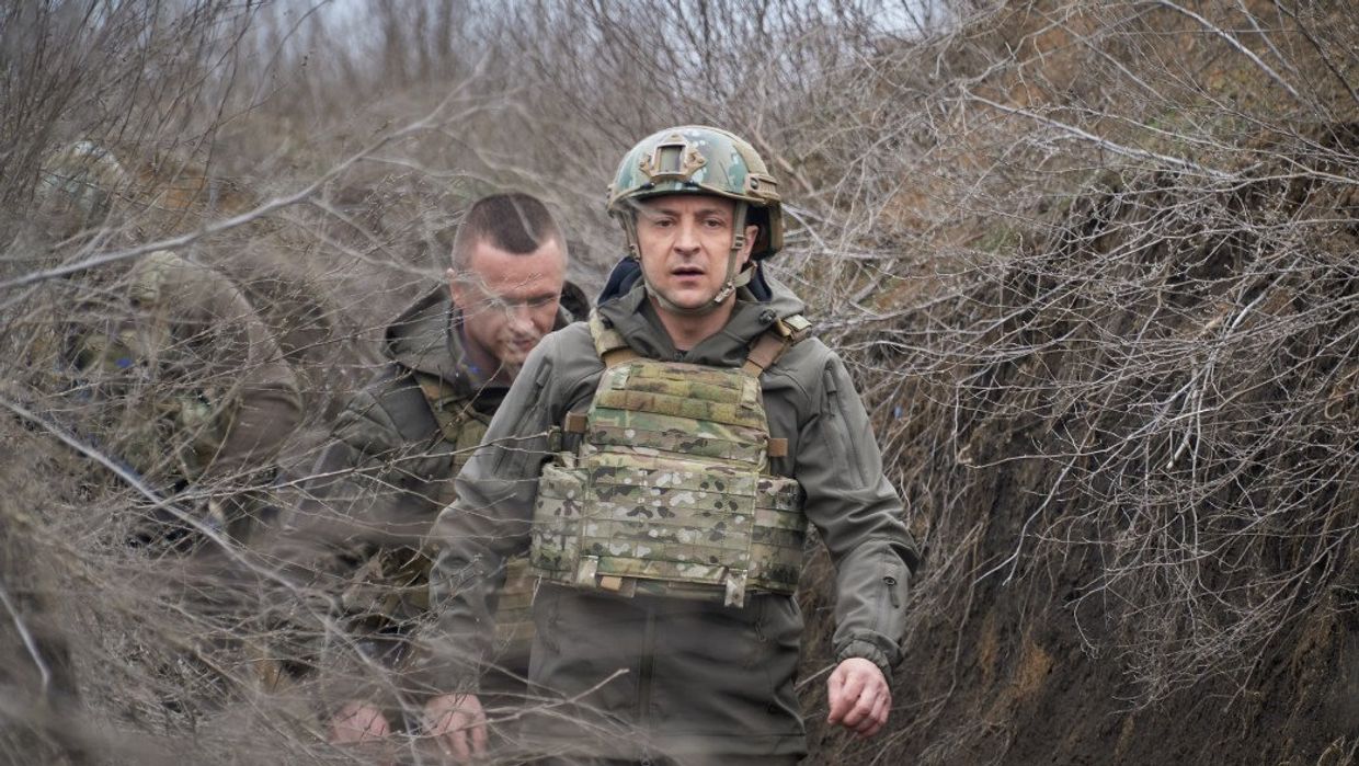 Рабочая поездка президента Украины Владимира Зеленского в Донбасс
