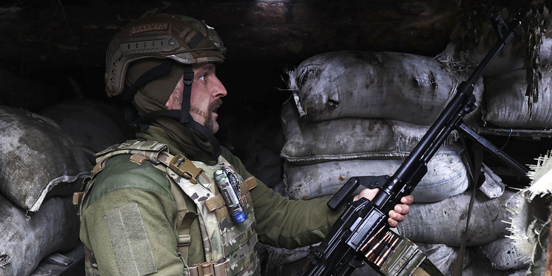 Украинский военный на линии разграничения между ДНР и Украиной - ИноСМИ, 1920, 19.04.2021