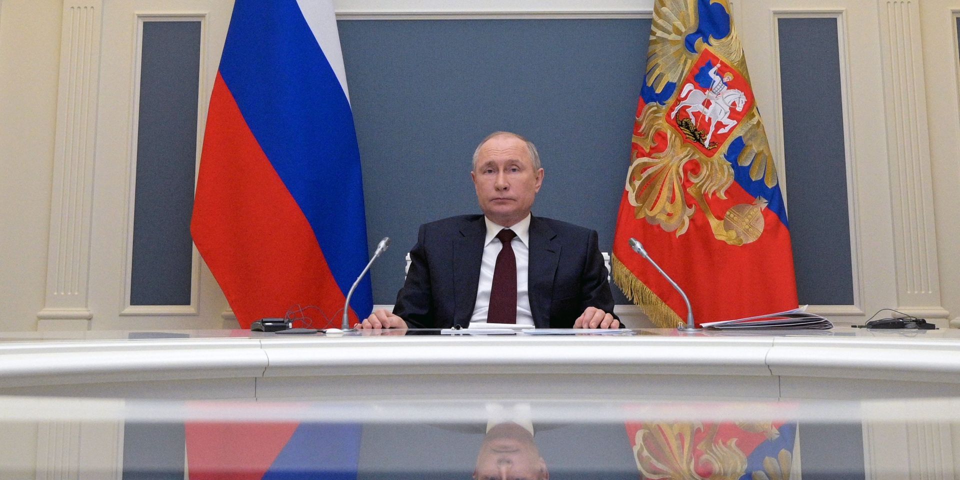 Президент РФ В. Путин выступил на онлайн-саммите по климату Президент РФ В. Путин выступил на онлайн-саммите по климату - ИноСМИ, 1920, 01.05.2021