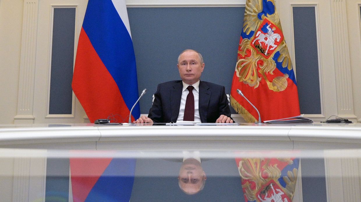 Президент РФ В. Путин выступил на онлайн-саммите по климату