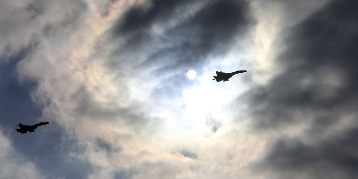 Истребители Су-27 ВС Украины