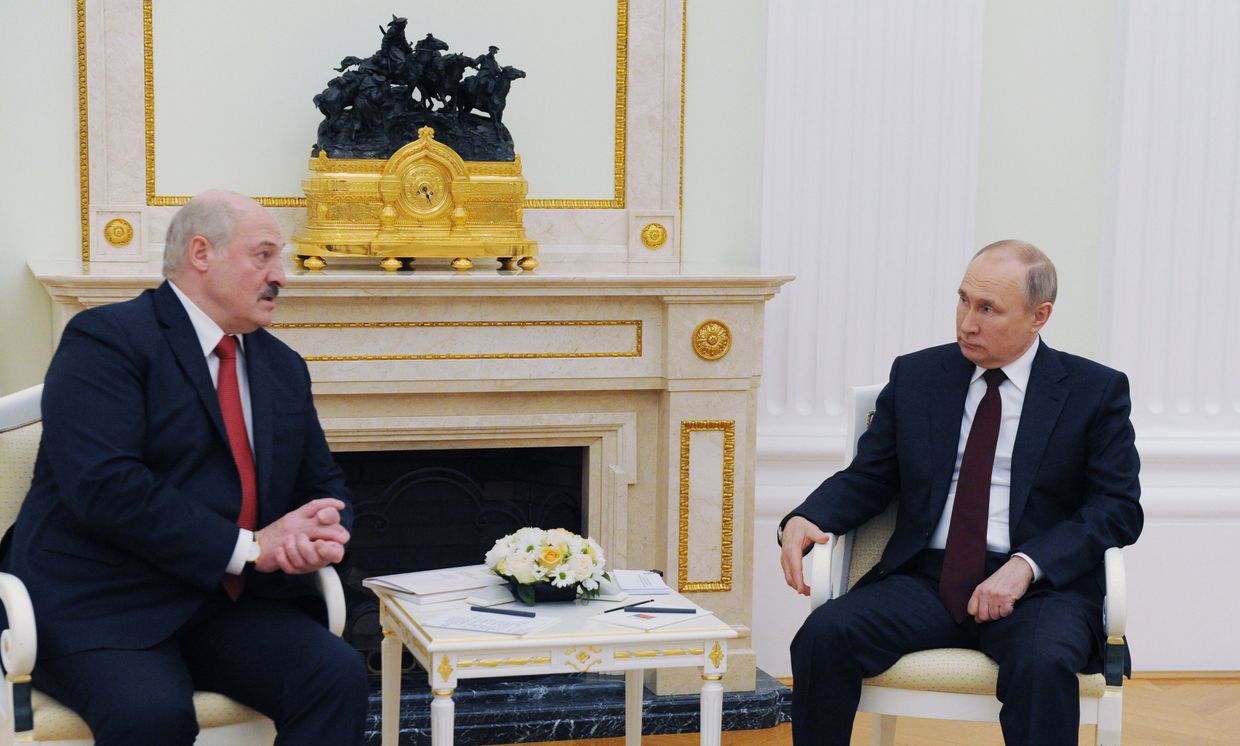 Президент РФ В. Путин встретился с президентом Белоруссии А. Лукашенко Президент РФ В. Путин встретился с президентом Белоруссии А. Лукашенко