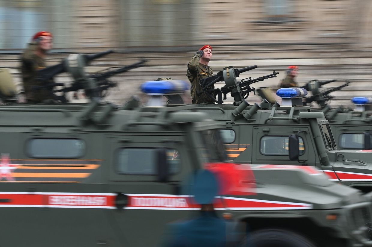 Военный парад в честь 76-й годовщины Победы