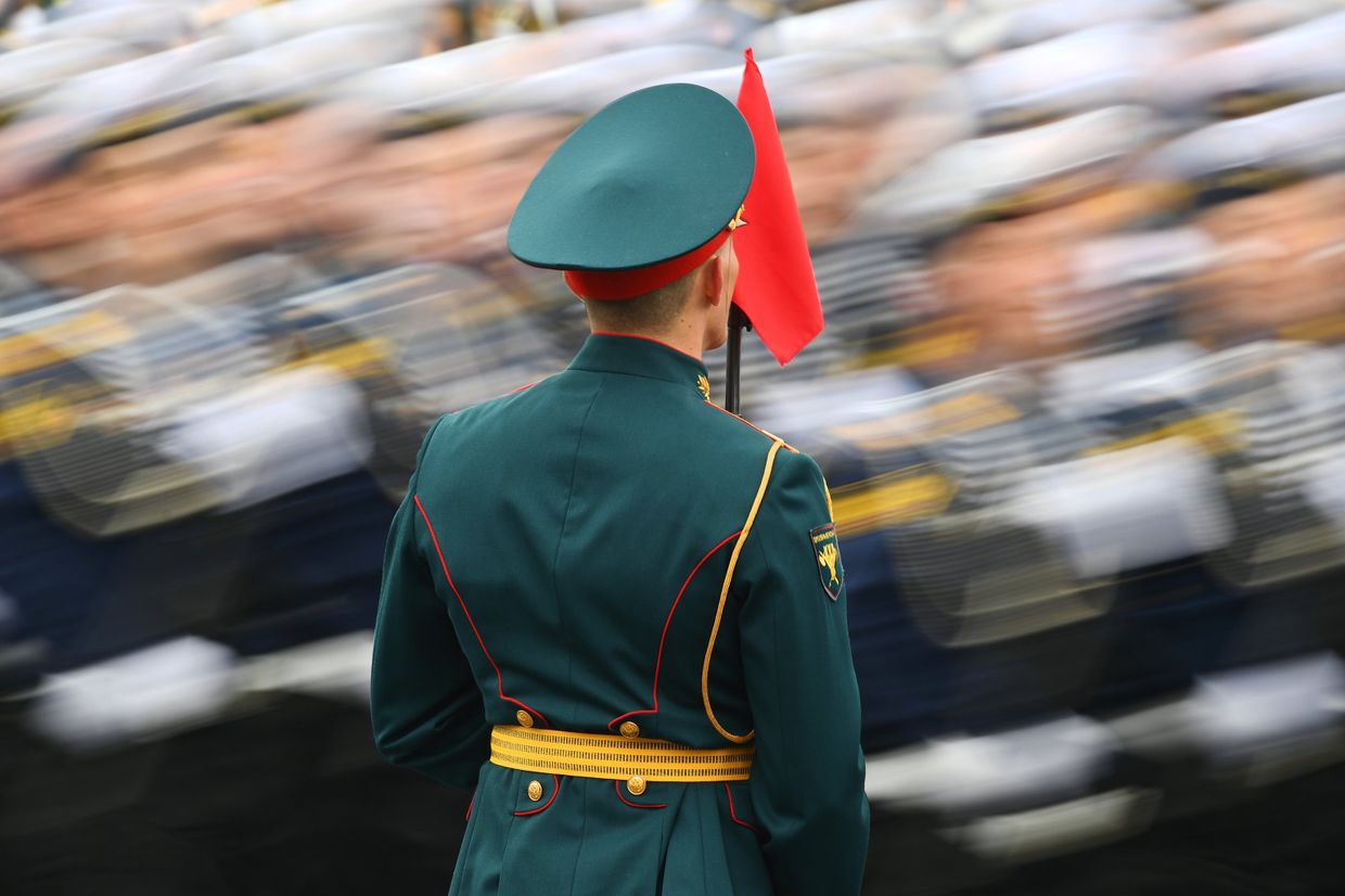 Военный парад в честь 76-й годовщины Победы
