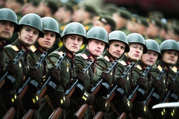 Военный парад в честь 76-й годовщины Победы