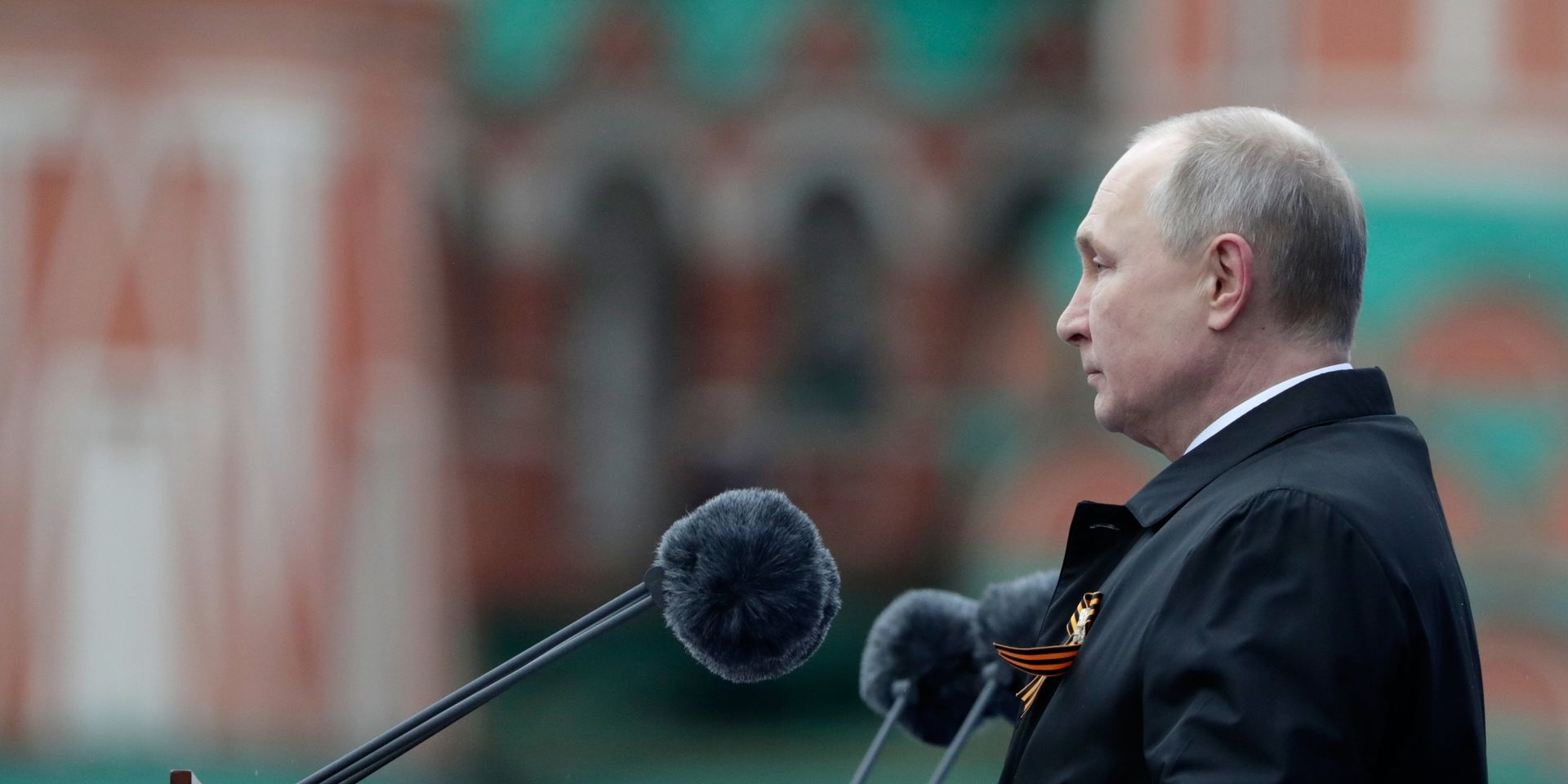 Президент РФ В. Путин на военном параде в честь 76-й годовщины Победы в ВОВ - ИноСМИ, 1920, 11.05.2021
