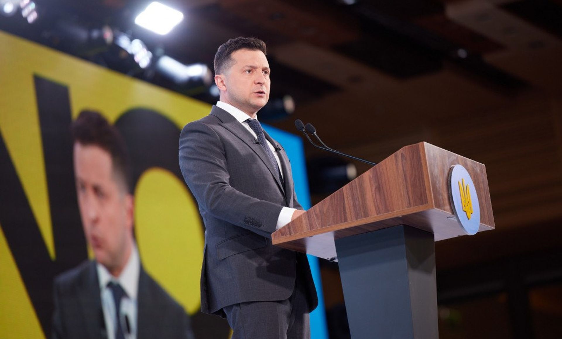 Президент Украины Владимир Зеленский выступает на Всеукраинском форуме «Украина 30» - ИноСМИ, 1920, 20.08.2021