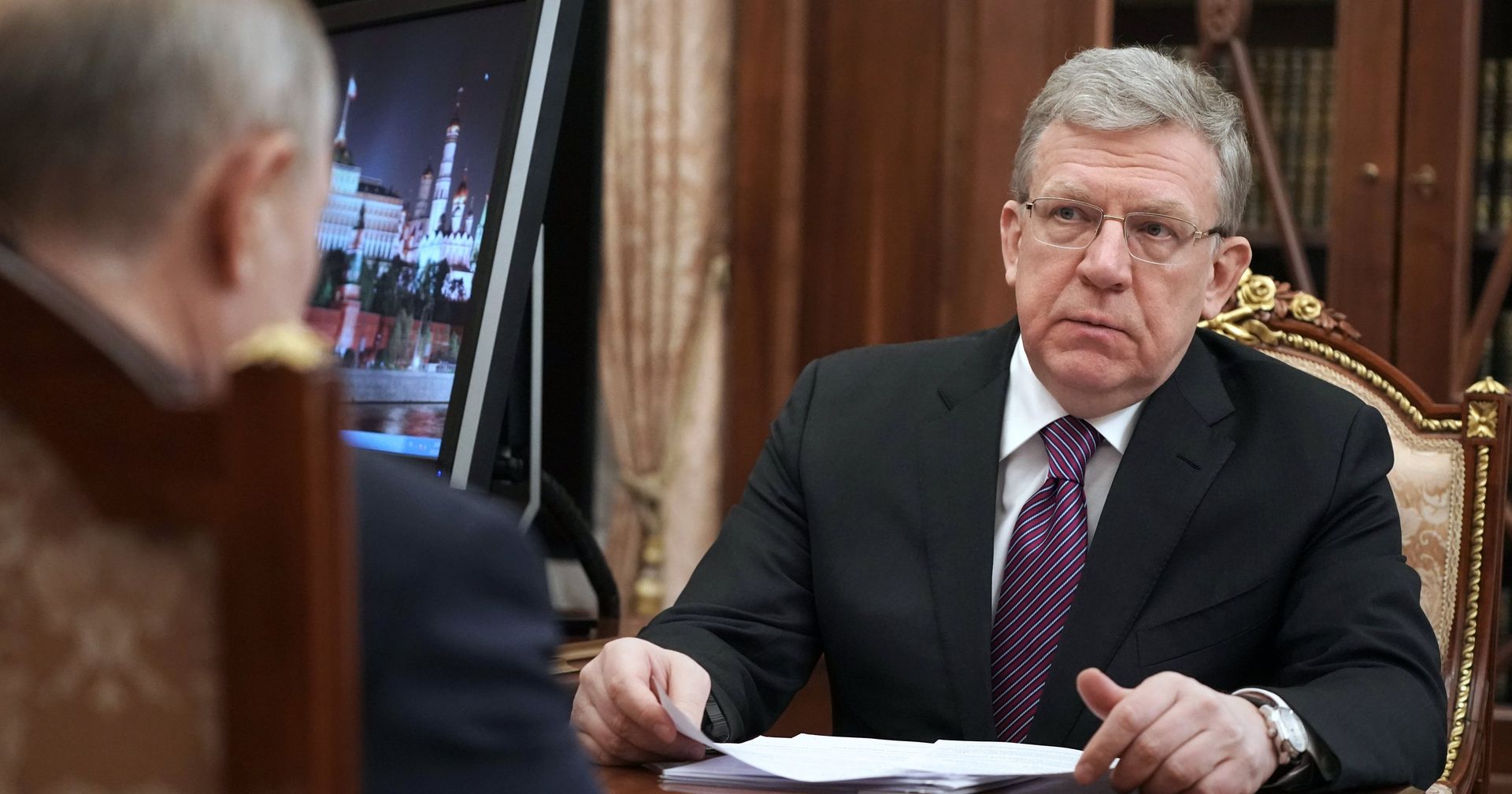 Президент РФ В. Путин провел встречу с председателем Счетной палаты РФ А. Кудриным - ИноСМИ, 1920, 13.05.2021