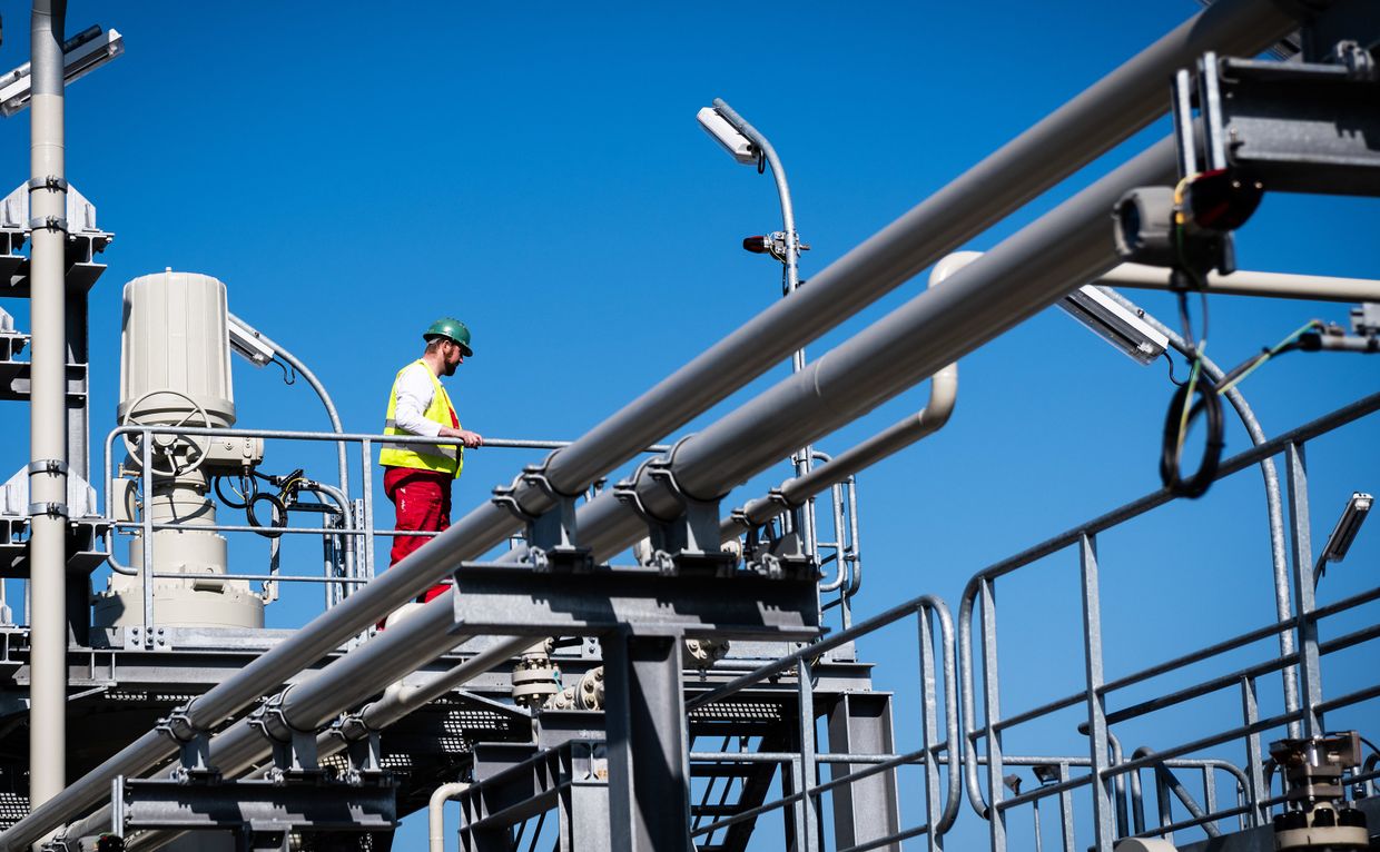 Строительство газопровода Северный поток-2 в Германии