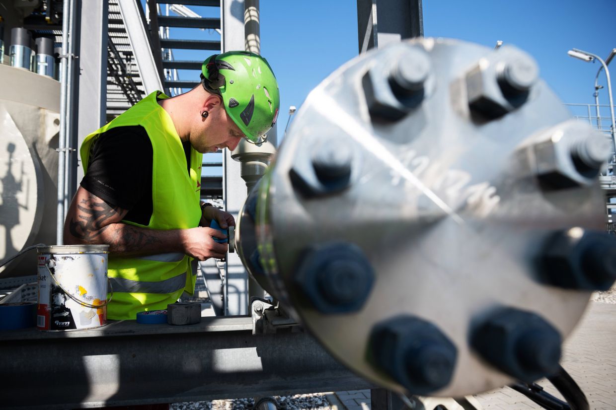 Строительство газопровода Северный поток-2 в Германии