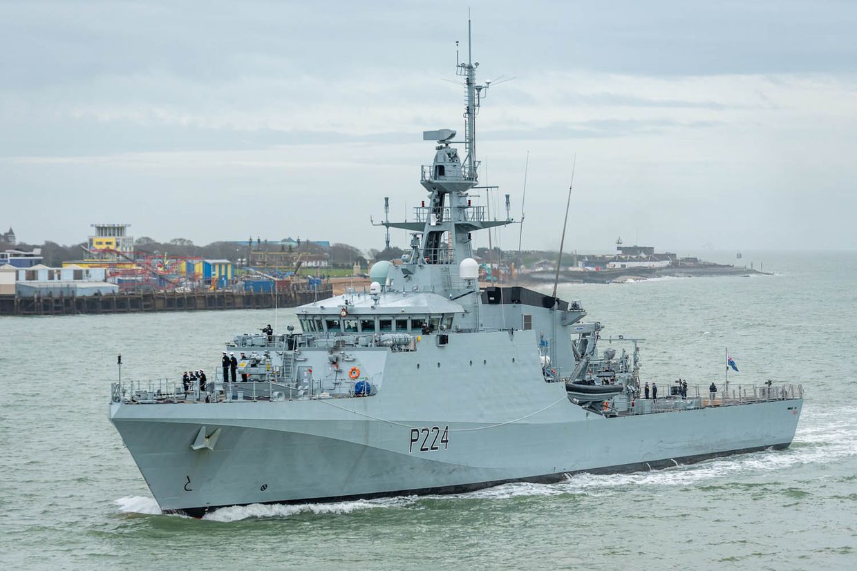 Британский патрульный корабль Trent (HMS Trent)