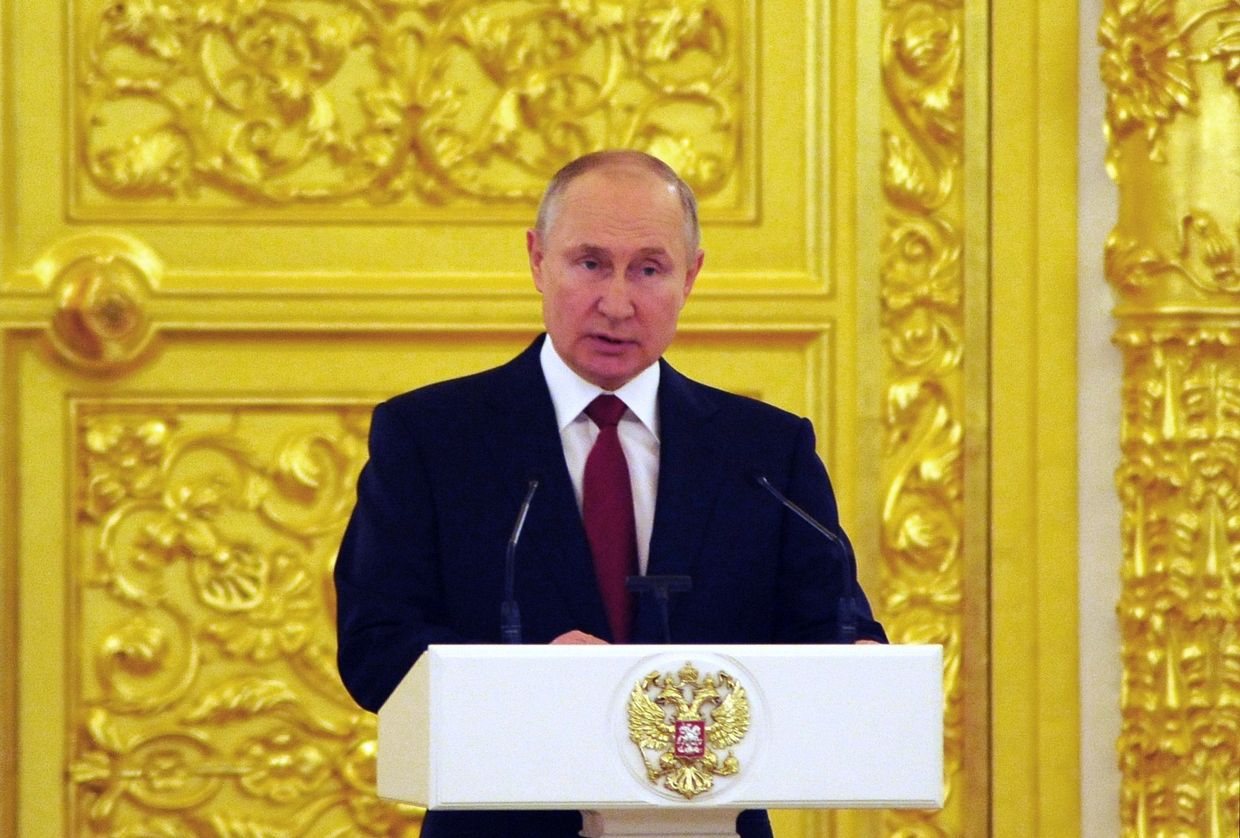 Президент РФ В. Путин принял верительные грамоты у вновь прибывших послов иностранных государств