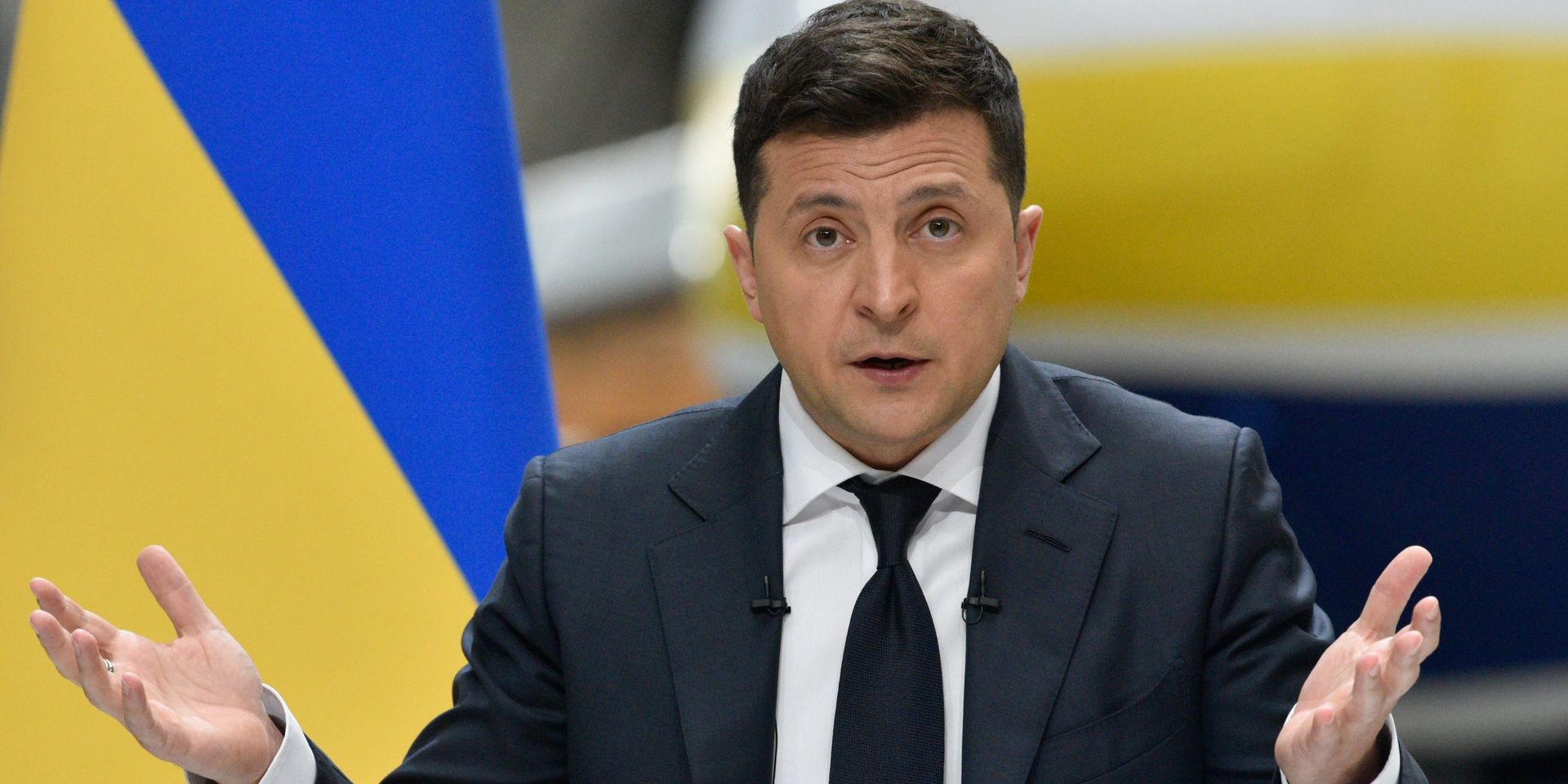 Пресс-конференция президента Украины В. Зеленского Пресс-конференция президента Украины В. Зеленского - ИноСМИ, 1920, 04.10.2021