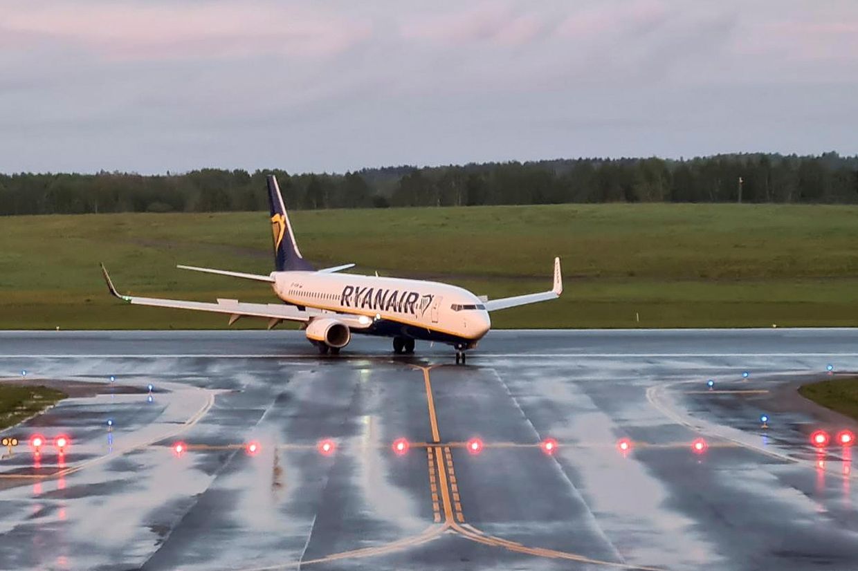 Самолет Ryanair на борту которого находился оппозиционер Роман Пратасевич