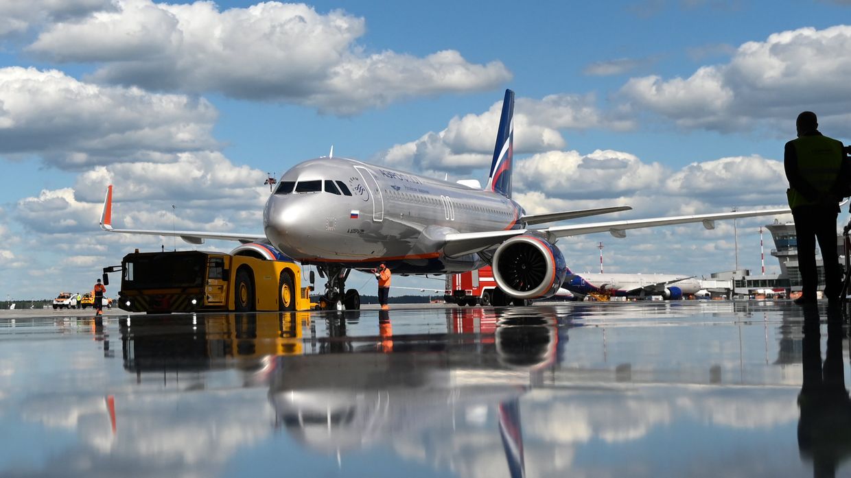 Презентация самолётов нового типа в парке Аэрофлота Airbus A321/320neo
