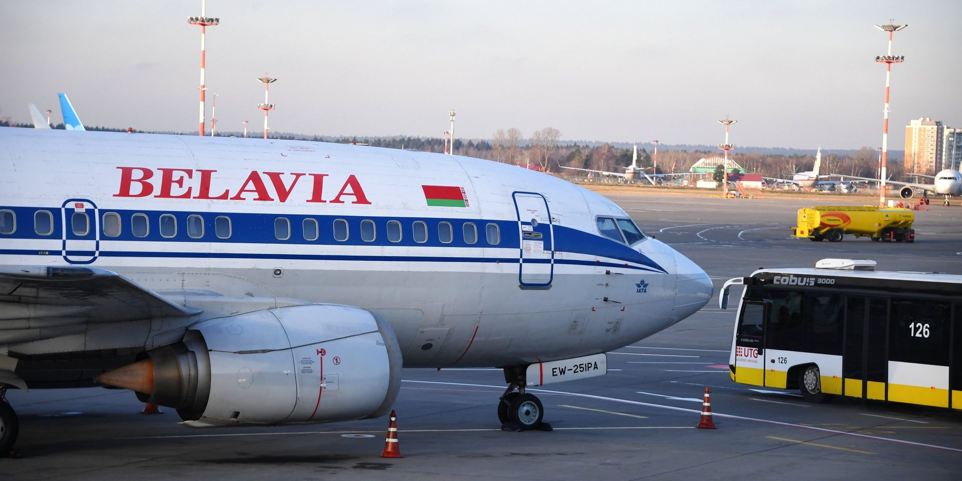 Самолет Boeing 737-500 авиакомпании Белавиа Самолет Boeing 737-500 авиакомпании Белавиа - ИноСМИ, 1920, 01.06.2021