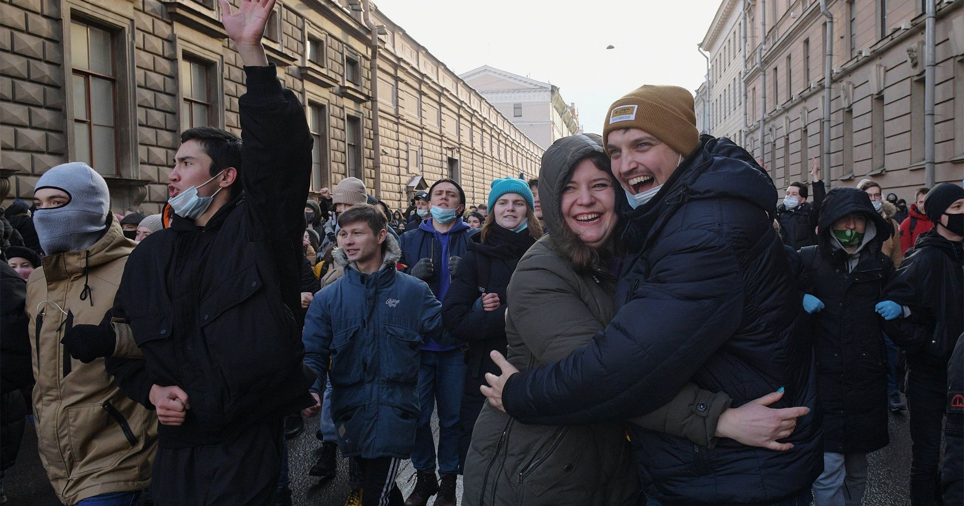 Несанкционированные акции протеста сторонников А. Навального Несанкционированные акции протеста сторонников А. Навального - ИноСМИ, 1920, 02.02.2021