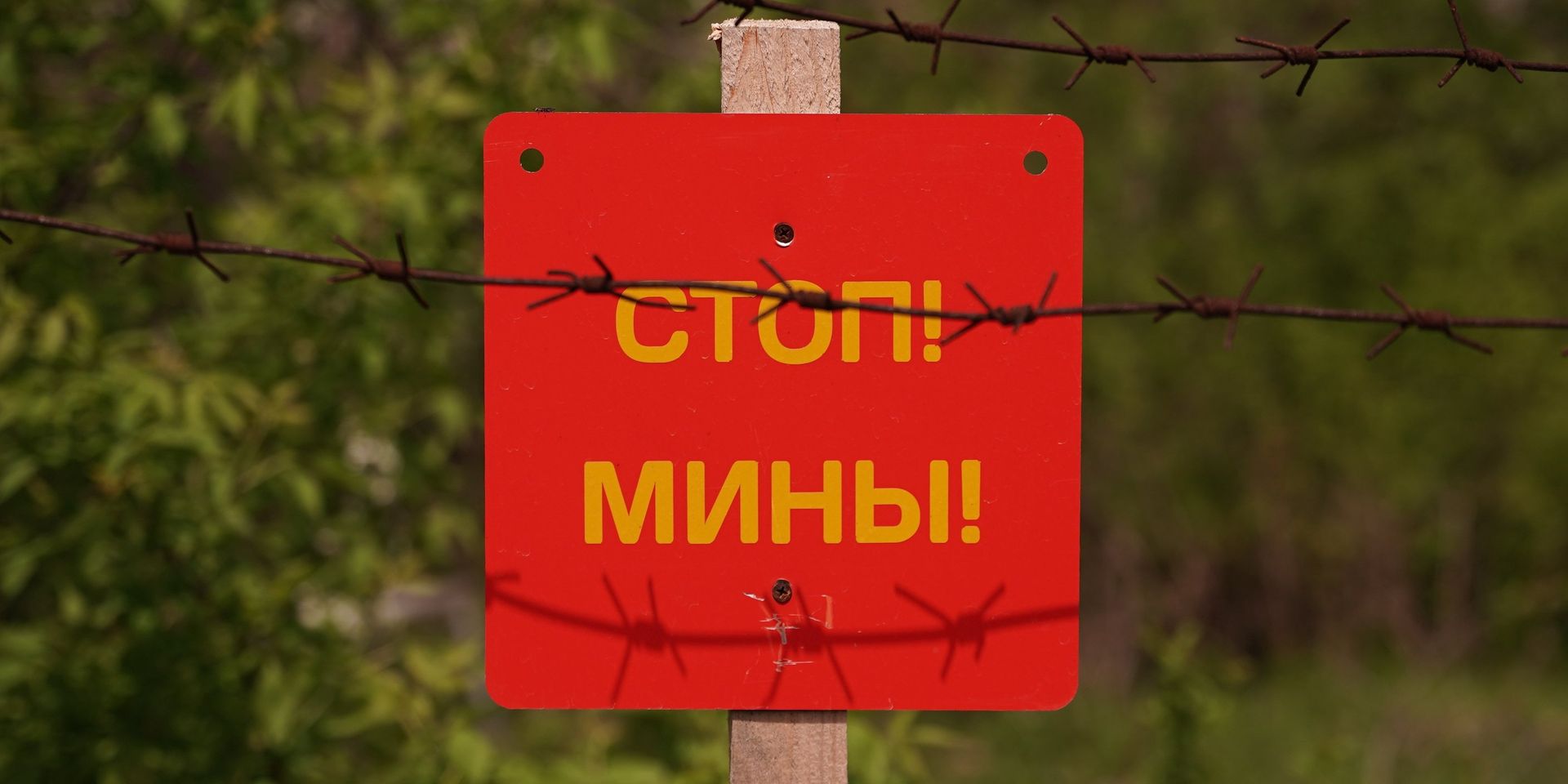 Предупреждающая табличка Стоп! Мины! - ИноСМИ, 1920, 05.03.2023