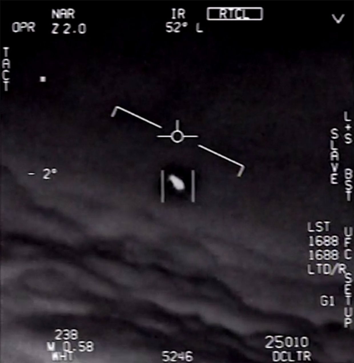 Неопознанные объекты на видео ВМФ США