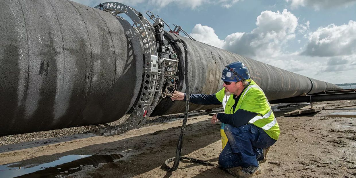 Строительство газопровода Baltic Pipe