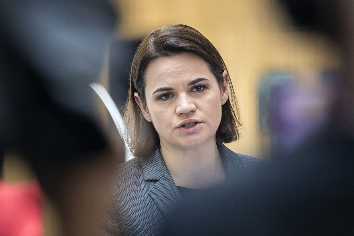 Белорусский политик Светлана Тихановская