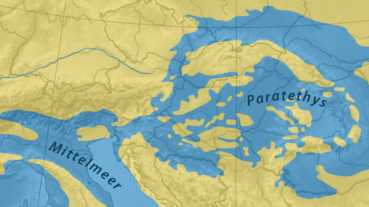 Паратетис в эпоху неогена Паратетис в эпоху неогена