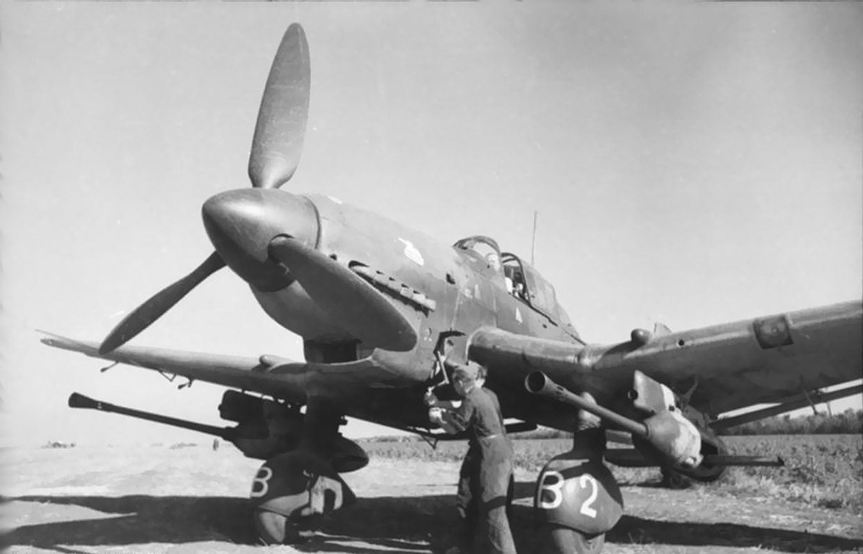 Ju-87G Ганса Ульриха Руделя
