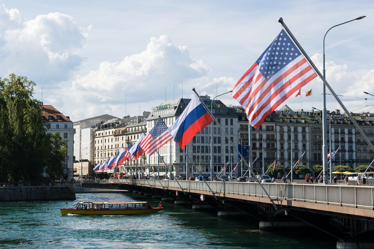 Женева в преддверии саммита президента России В. Путина и президента США Дж. Байдена