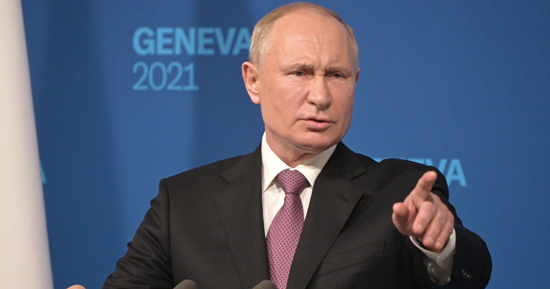 Президент РФ Владимир Путин на пресс-конференции по итогам переговоров с президентом США Джо Байденом в Женеве, Швейцария - ИноСМИ, 1920, 18.06.2021