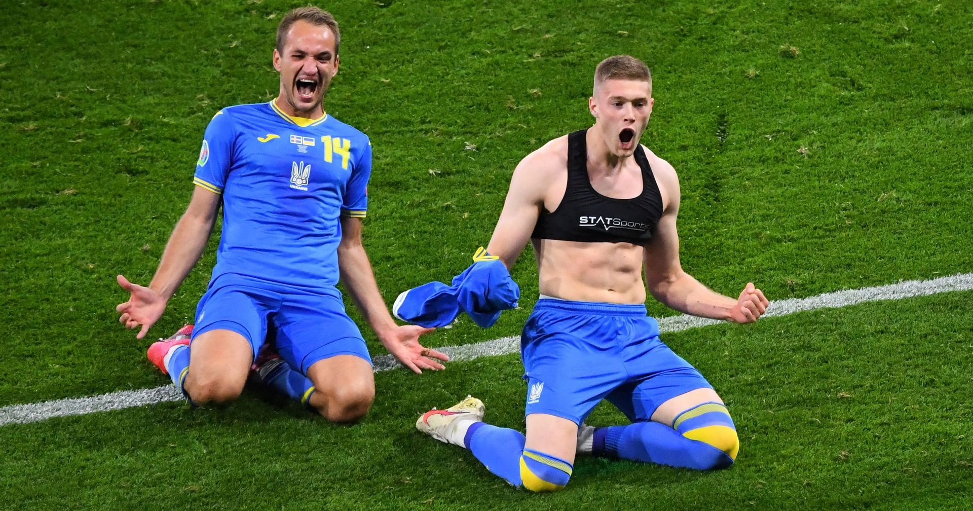Сборная Украины вышла в четвертьфинал Евро-2020, обыграв Швецию Сборная Украины вышла в четвертьфинал Евро-2020, обыграв Швецию - ИноСМИ, 1920, 30.06.2021
