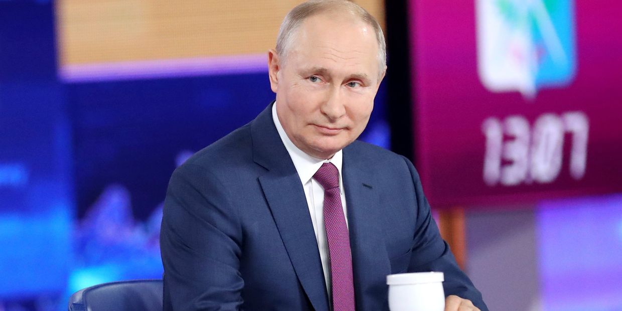 Прямая линия с президентом РФ Владимиром Путиным