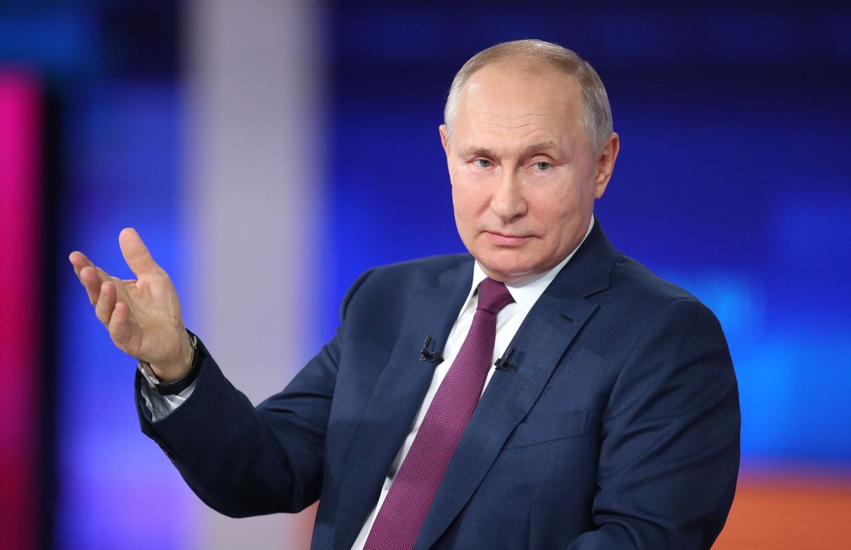 Прямая линия с президентом РФ Владимиром Путиным