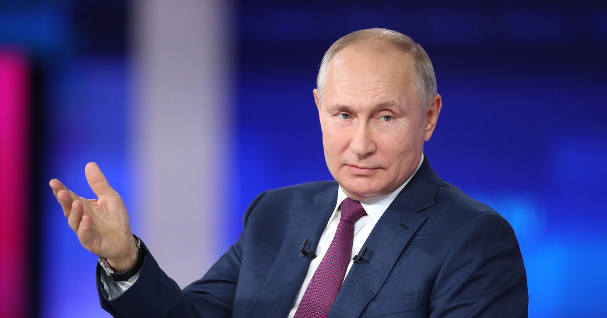 Прямая линия с президентом РФ Владимиром Путиным