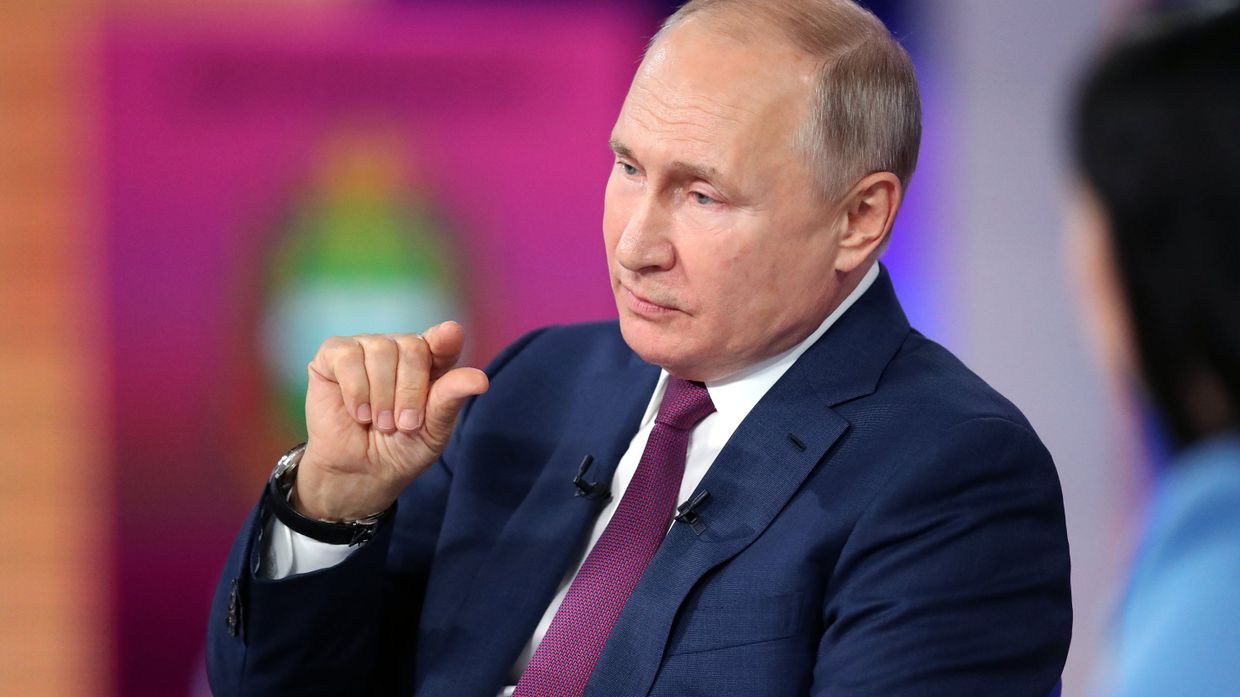 Прямая линия с президентом РФ Владимиром Путиным