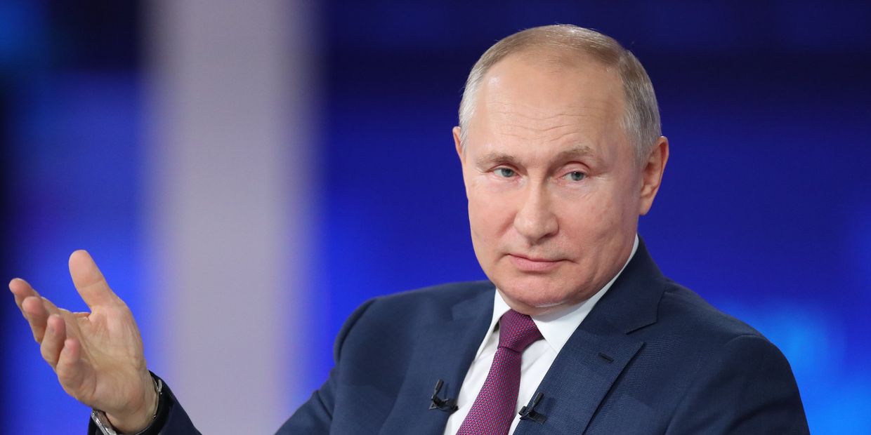 Прямая линия с президентом РФ Владимиром Путиным