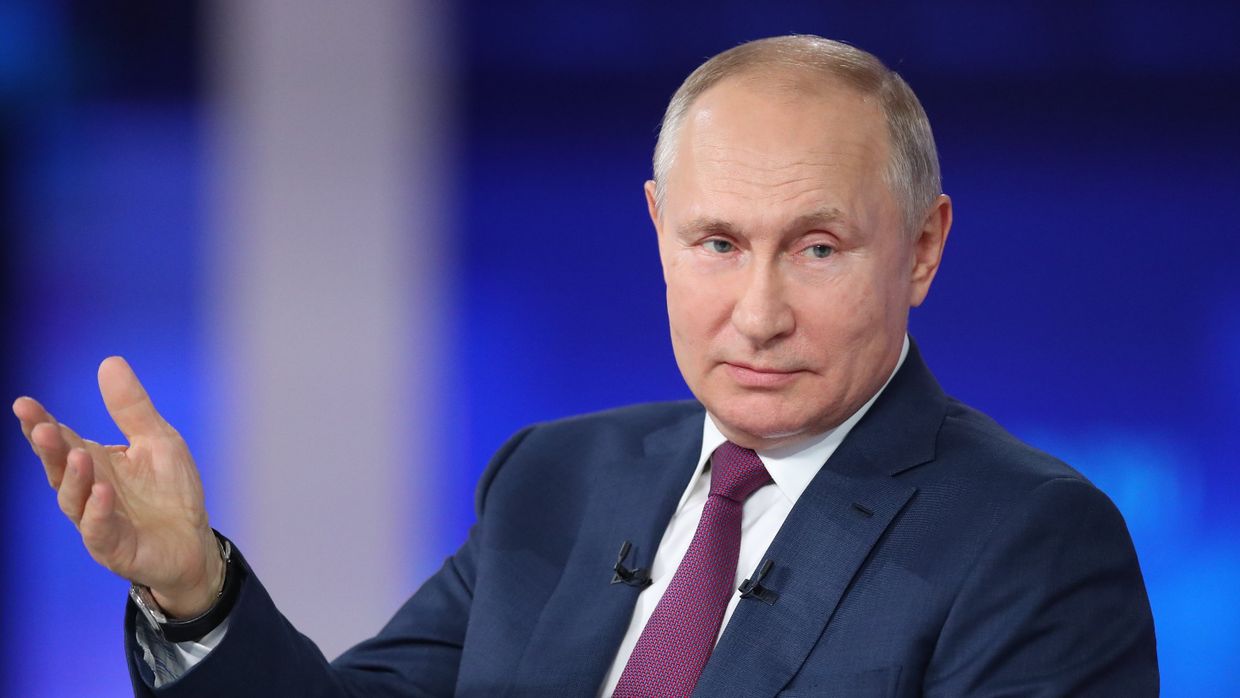 Прямая линия с президентом РФ Владимиром Путиным