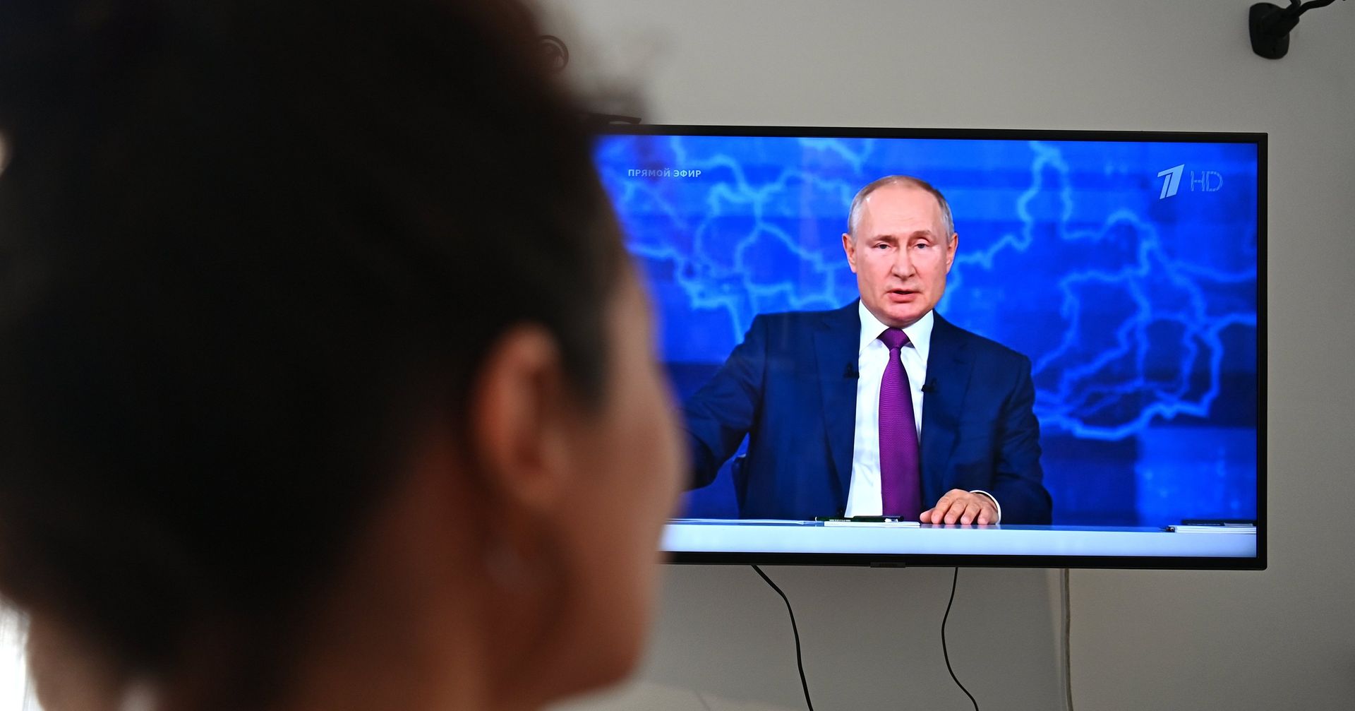 Трансляция прямой линии с президентом РФ В. Путиным - ИноСМИ, 1920, 01.07.2021