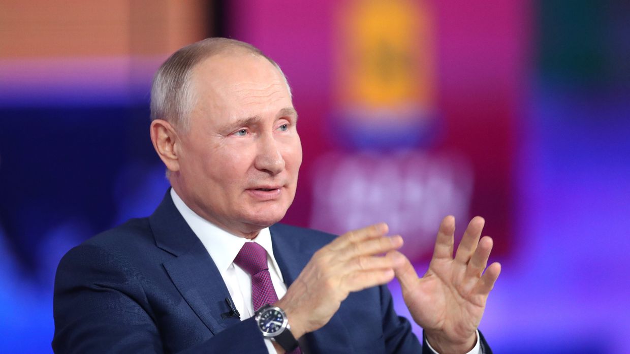 Прямая линия с президентом РФ Владимиром Путиным