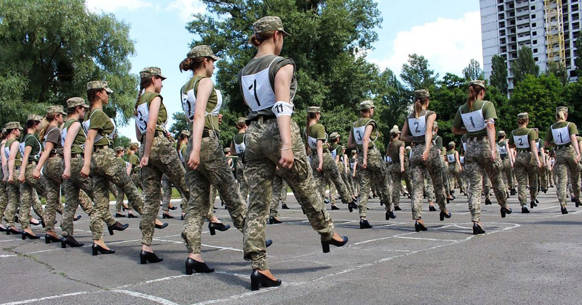Подготовка военнослужащих к параду 24 августа - ИноСМИ, 1920, 06.07.2021