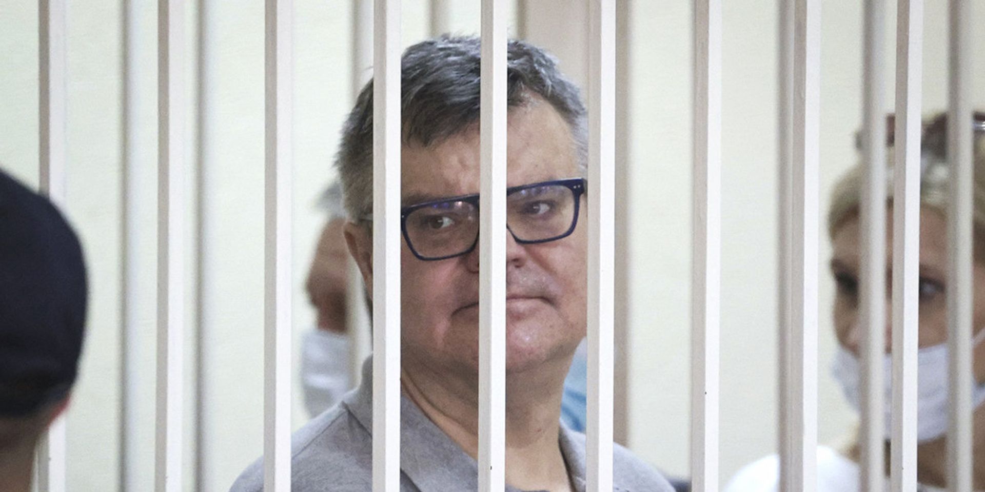 Бывший глава Белгазпромбанка Виктор Бабарико в зале суда в Минске Бывший глава Белгазпромбанка Виктор Бабарико в зале суда в Минске - ИноСМИ, 1920, 08.07.2021