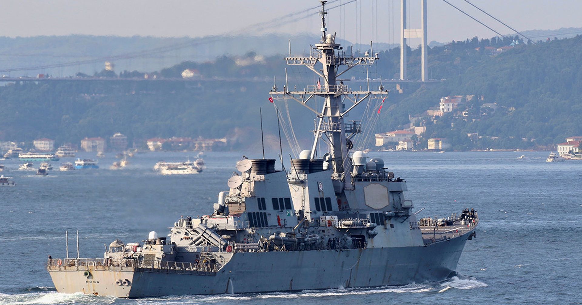 Эсминец ВМС США USS Ross в Стамбуле Эсминец ВМС США USS Ross в Стамбуле - ИноСМИ, 1920, 08.07.2021