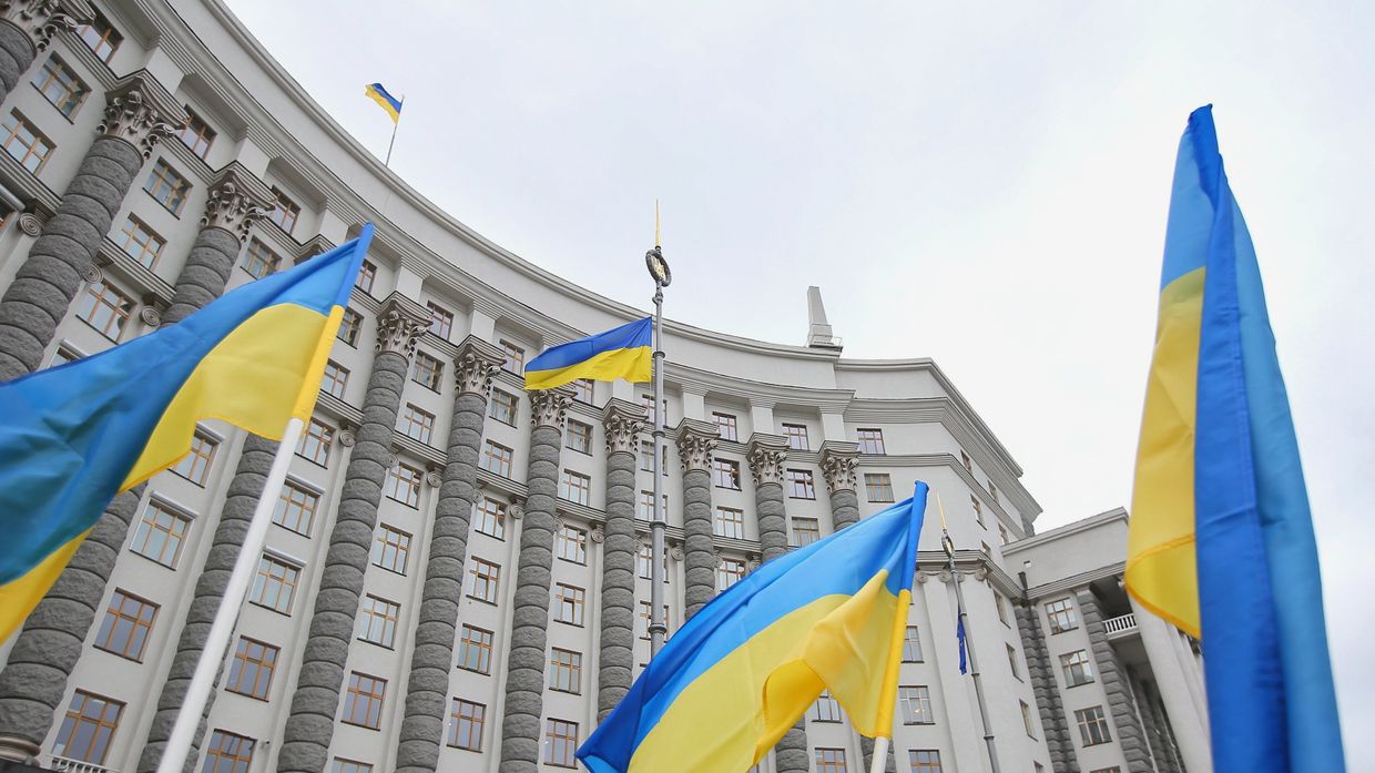 Здание правительства Украины в Киеве