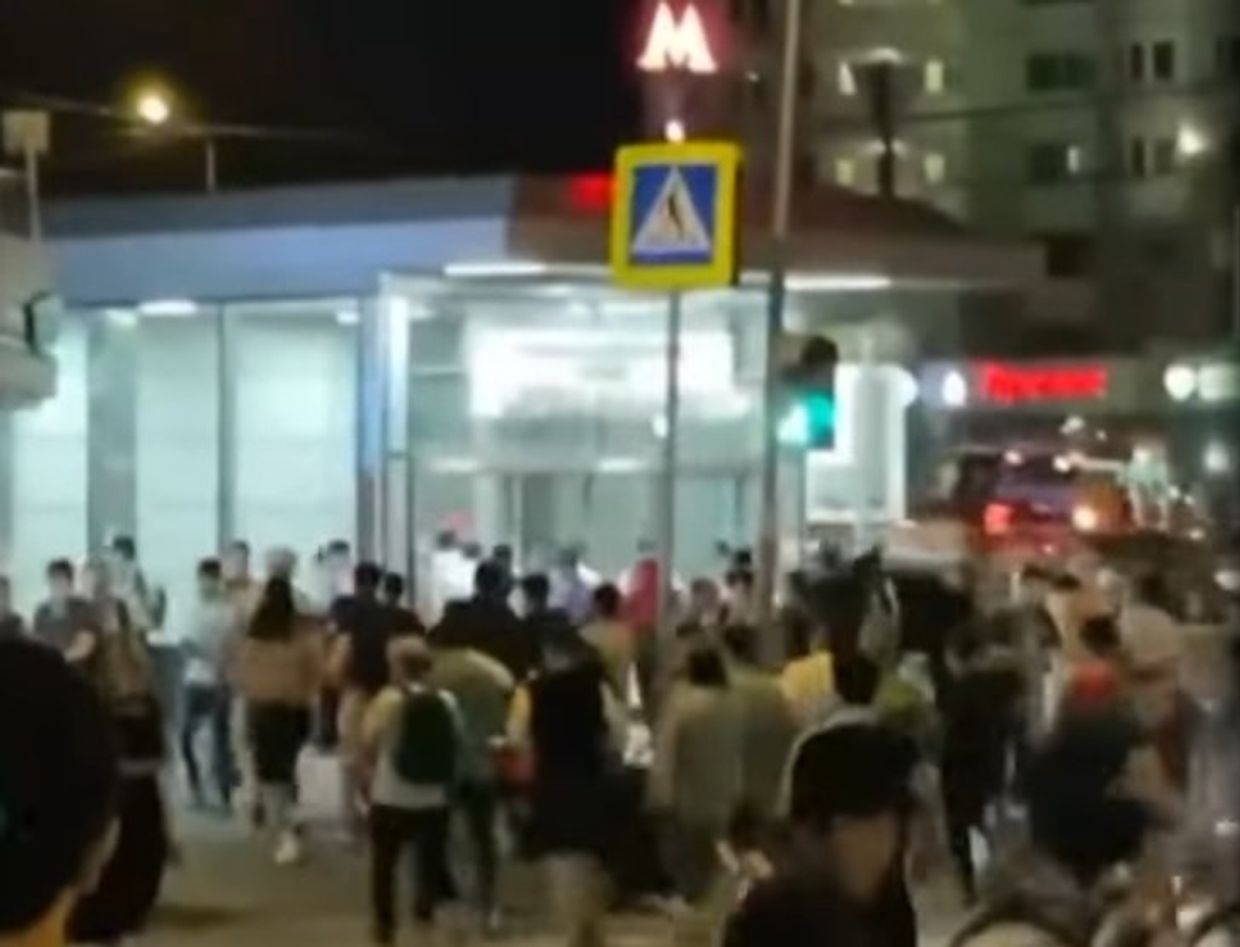 В Москве произошла массовая драка мигрантов