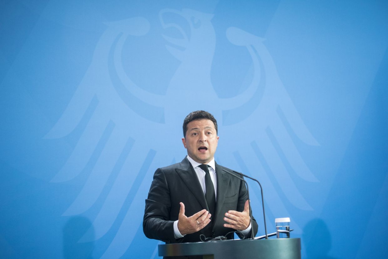 Президент Украины Владимир Зеленский в Берлине